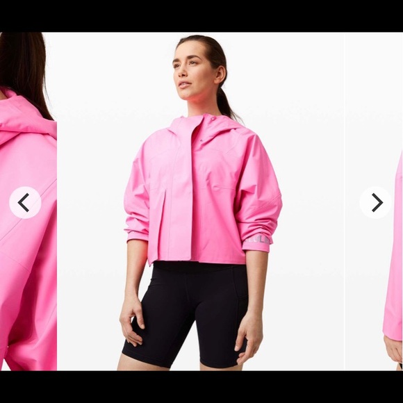 Rain chaser jacket in prism pink